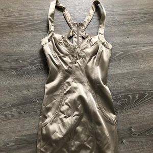 Bebe Xs satin dress